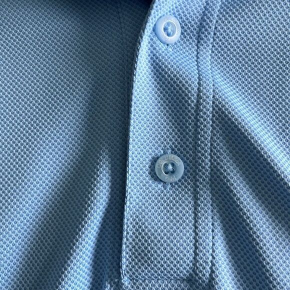 Columbia PFG Omni Shade Polo Shirt Medium Blue NWOT - Picture 8 of 8